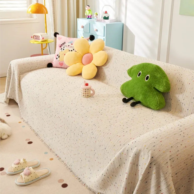 2025 All-Season Chenille Sofa Cover Slipcover Cat Scratch Resistant Dustproof Sofa Cushion Universal Sofa Camping Blanket Mats